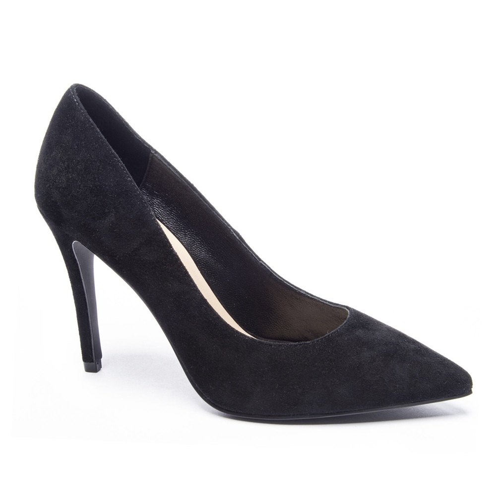 Chinese Laundry Short Heel Suede Pumps